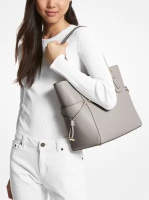 Voyager Small Saffiano Leather Tote Bag