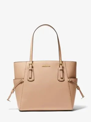 Voyager Small Saffiano Leather Tote Bag