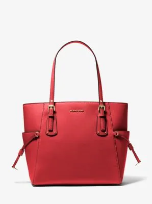 Voyager Small Saffiano Leather Tote Bag