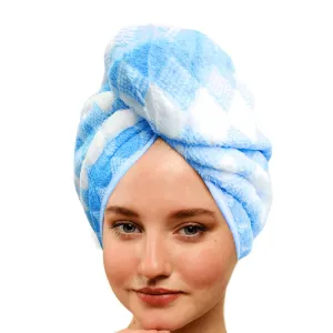 Wren High Absorbent Hair Towel - Blue